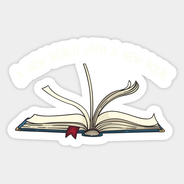 New Book Sticker by deepfuze